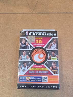 2020-2021 Panini Chronicles Basketball Hanger Box 30 Cards (Sealed)!